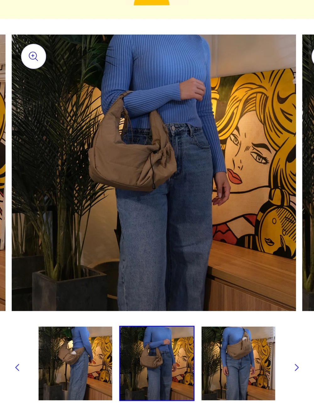 The Analog Co- convertible crossbody bag- Medium Utility Bag - Chai - Picture 6 of 12